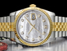 Rolex Datejust 116233 Jubilee Quadrante Madreperla Bianca Diamanti